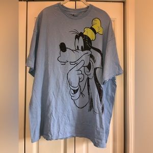 Disney, Unisex-light blue Goofy t shirt, 3XL
